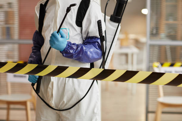 Professional Biohazard Cleanup technician working in Green Village, NJ